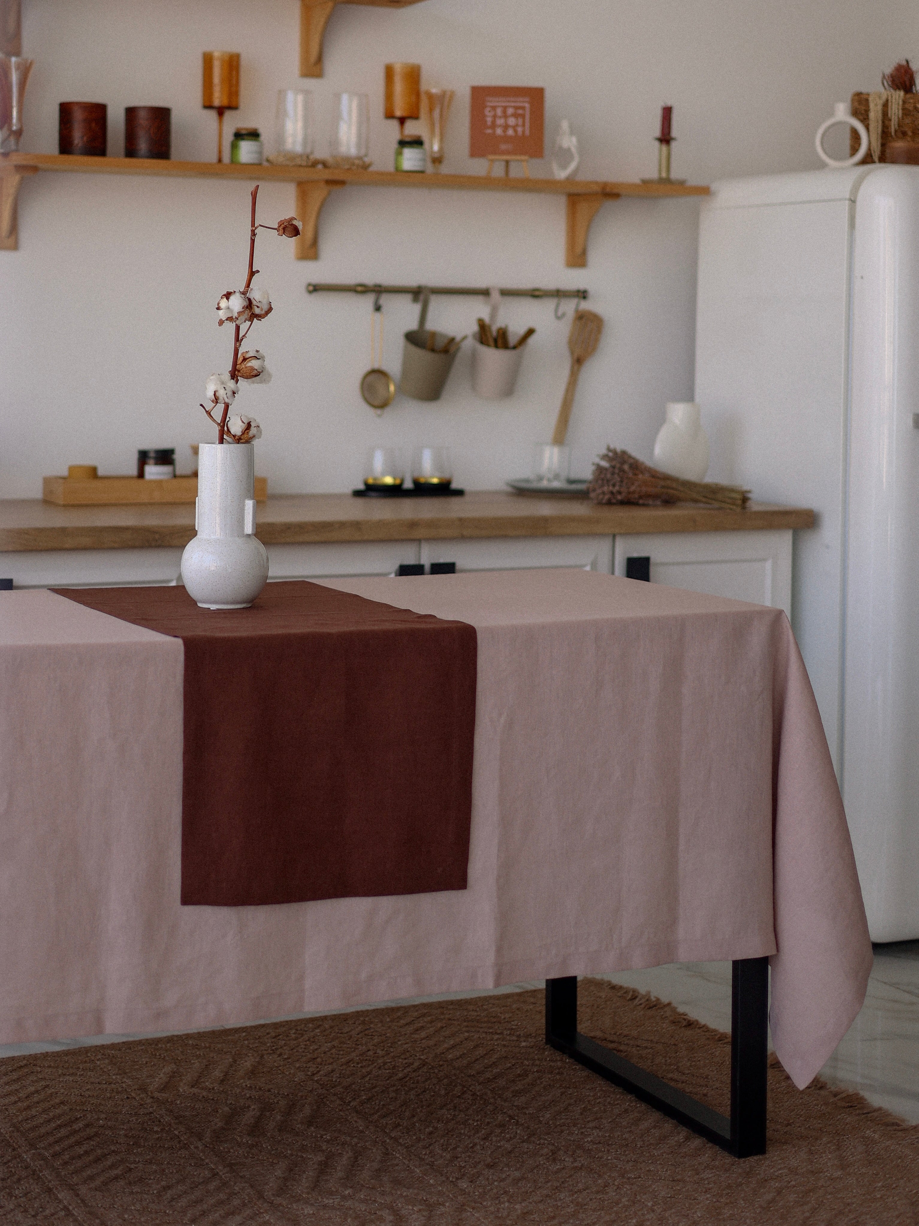 Ранер з вареного льону Leglo Wine