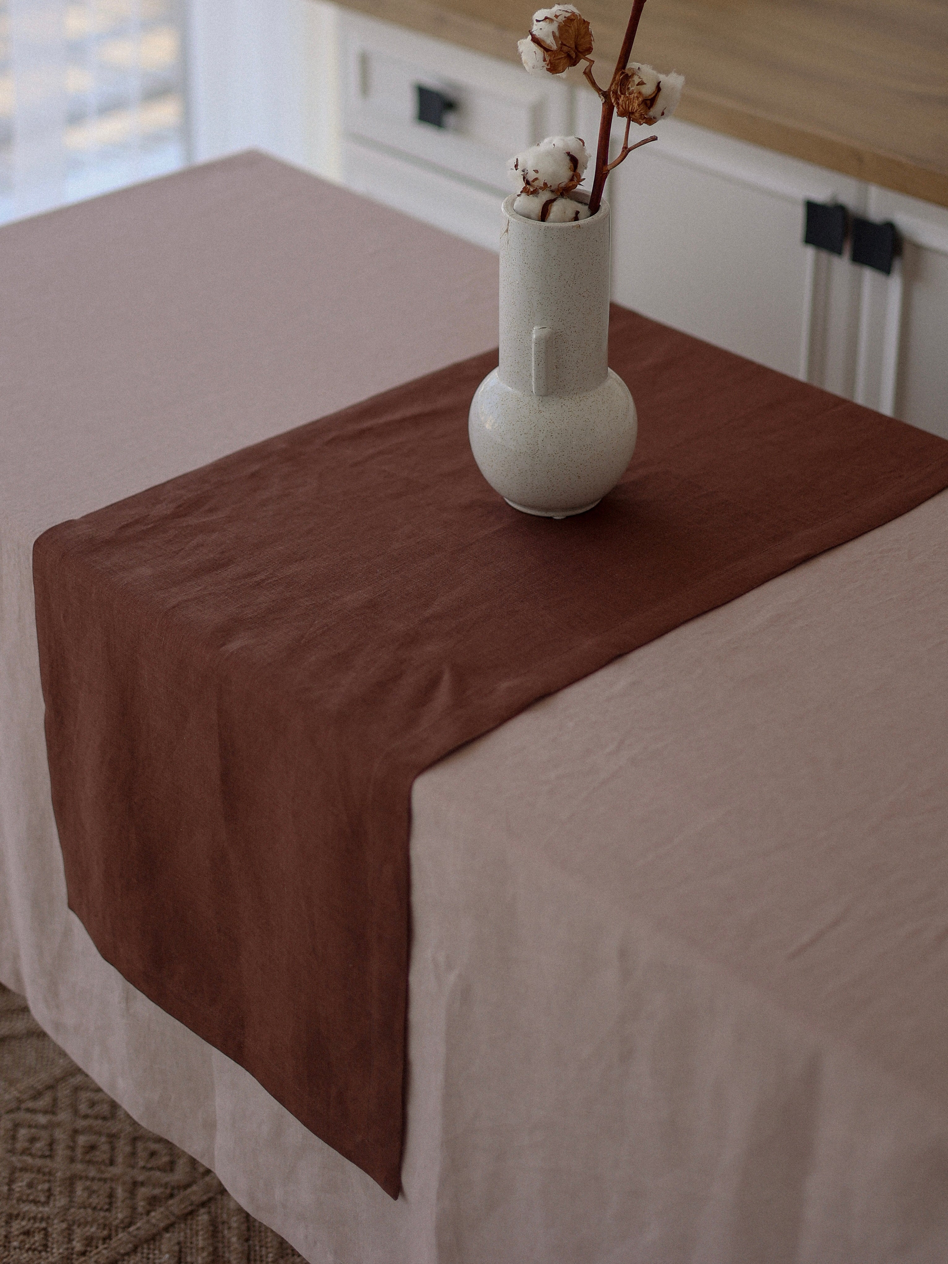 Ранер з вареного льону Leglo Wine