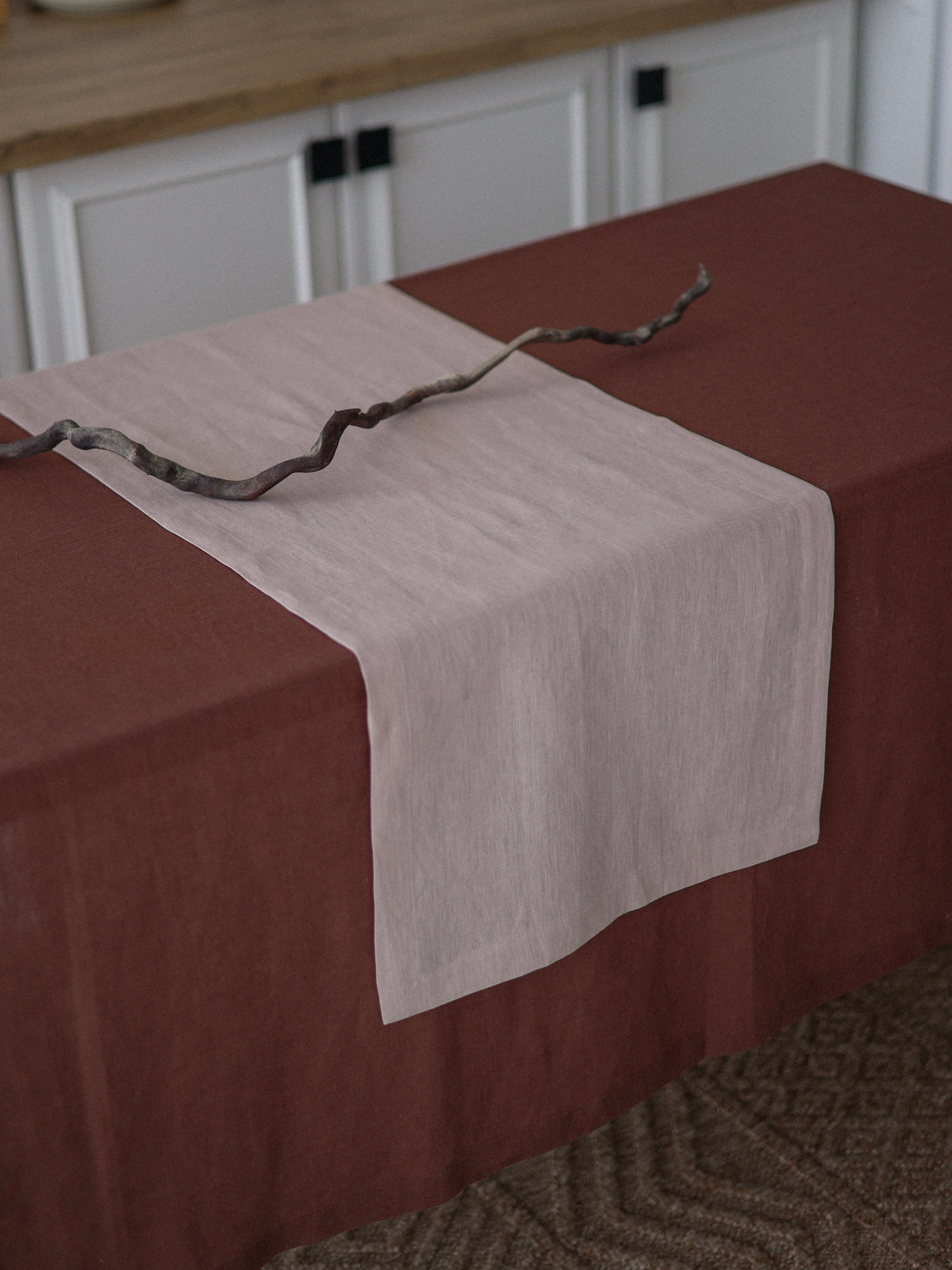 Ранер з вареного льону Leglo Lace