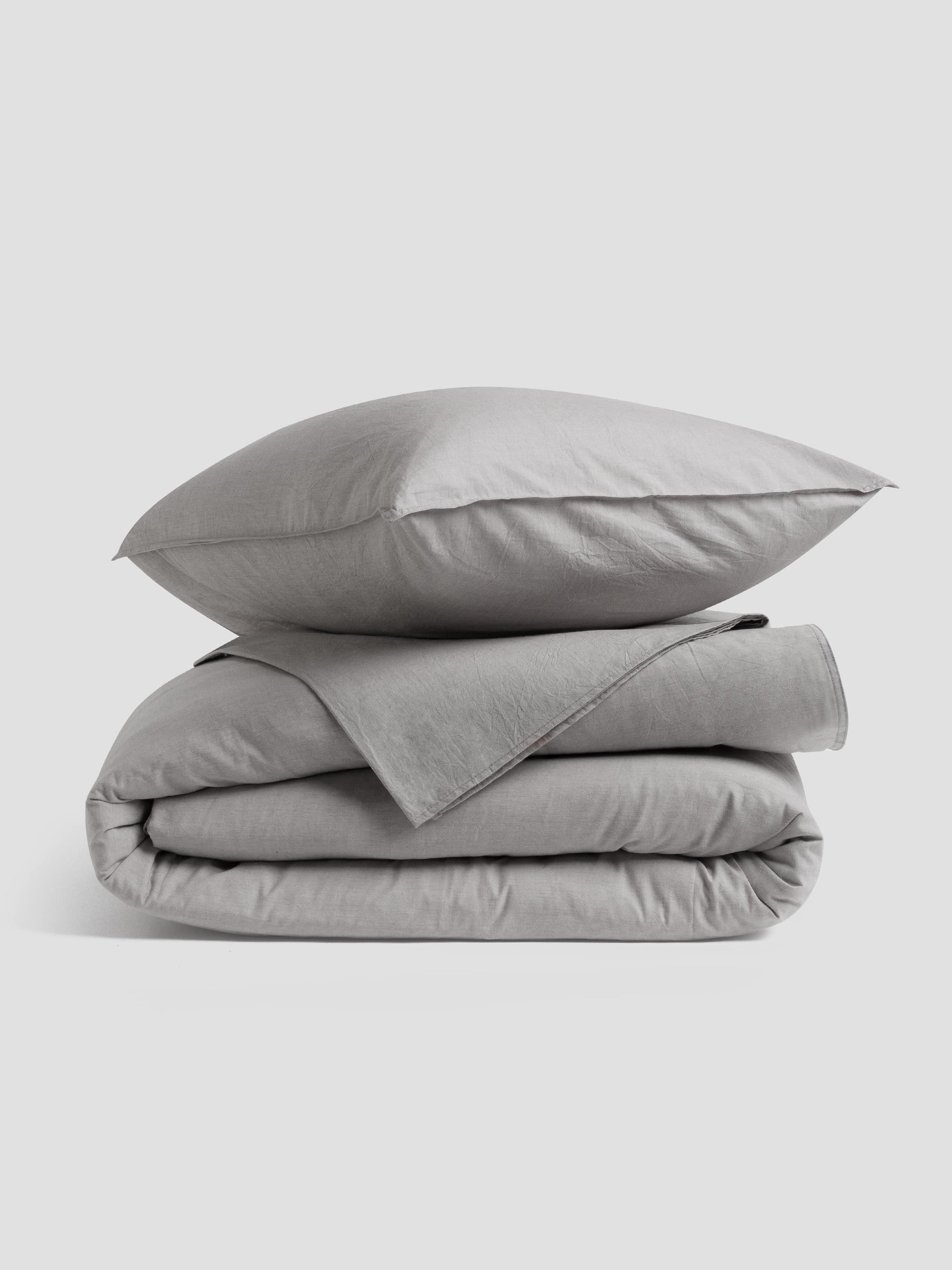 Комплект білизни із вареної бавовни Leglo Grey