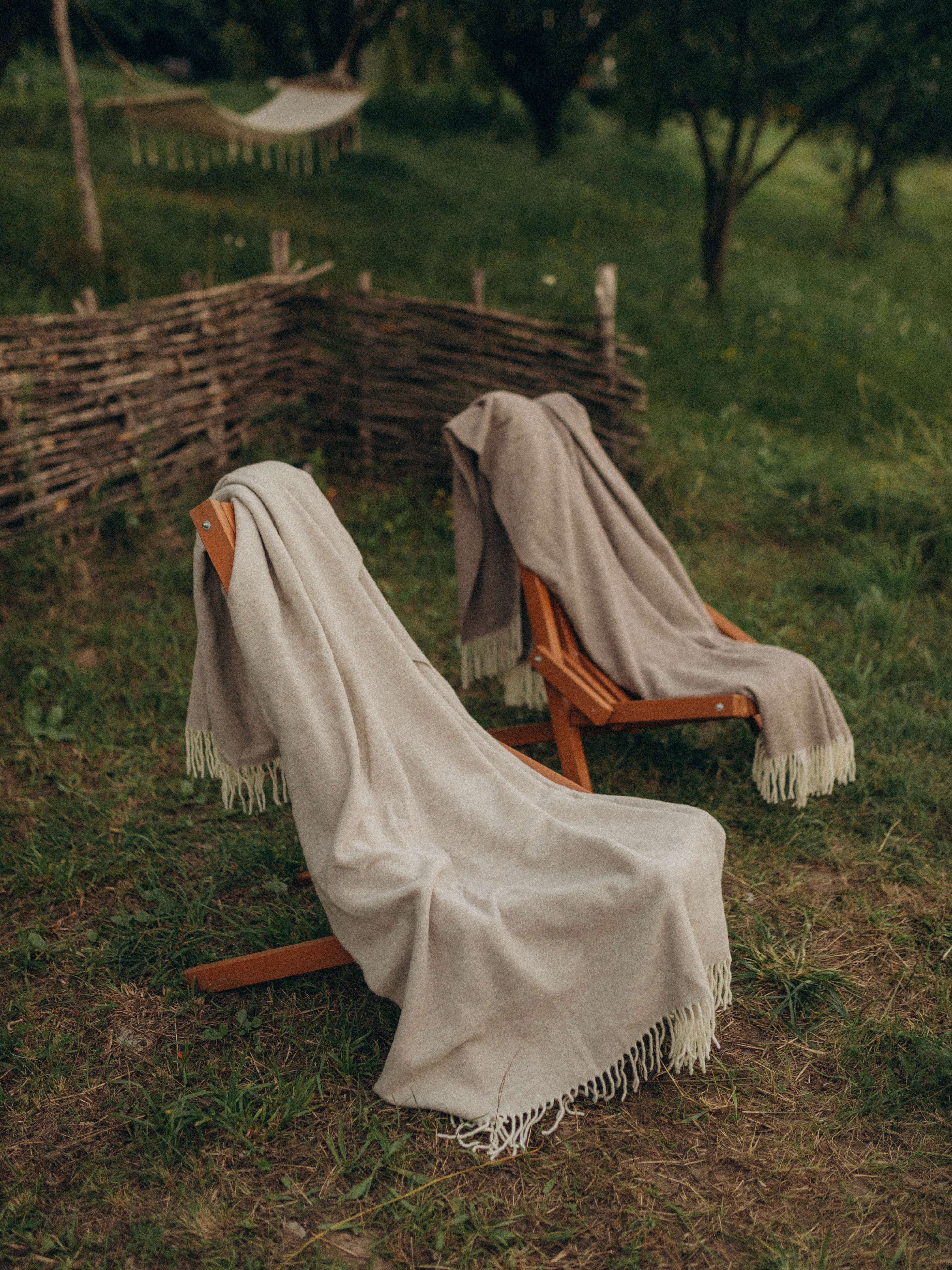 Кашеміровий плед Leglo Merino (світло-сірий)