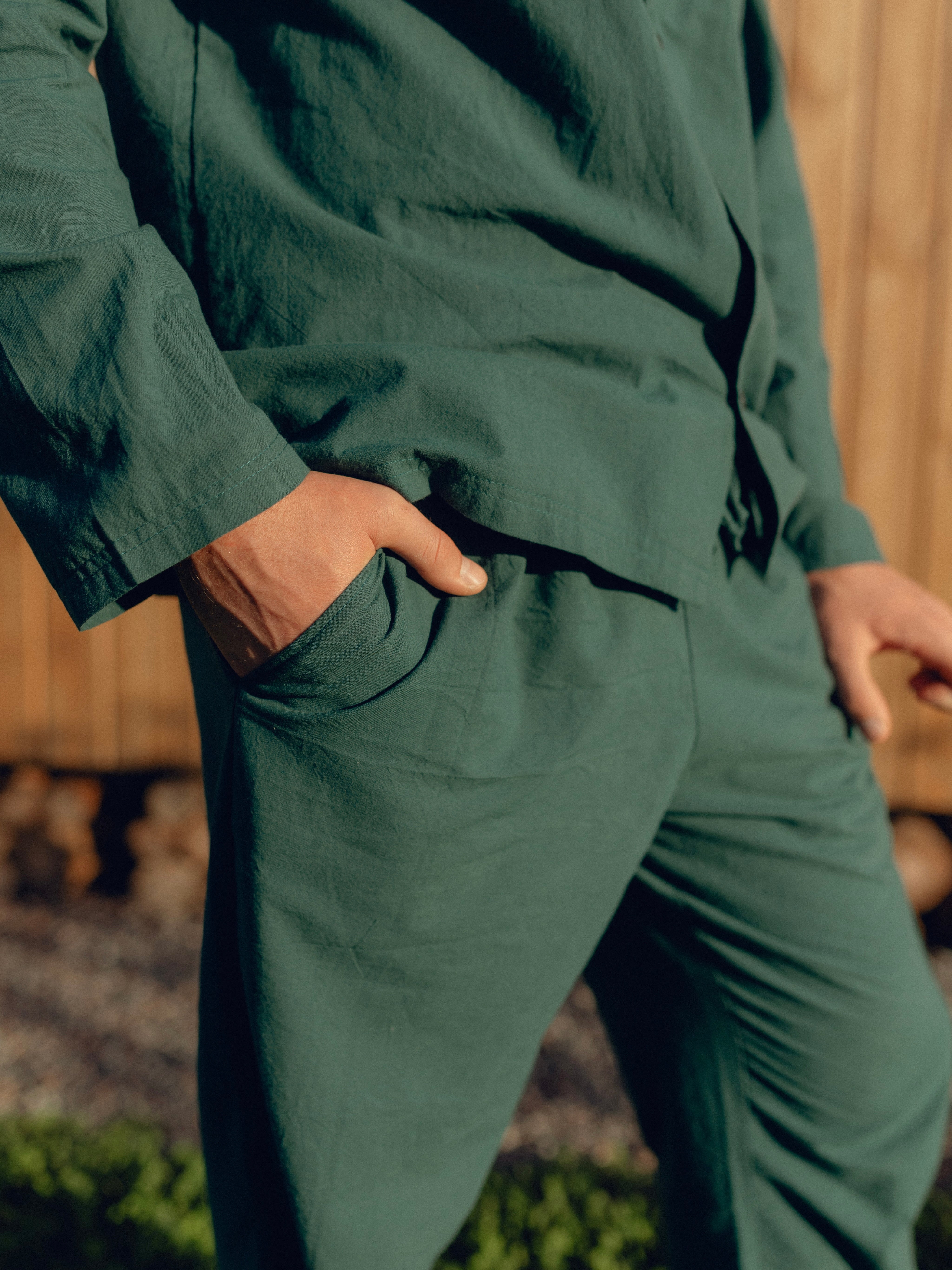 Піжама чоловіча з вареної бавовни Smaragd