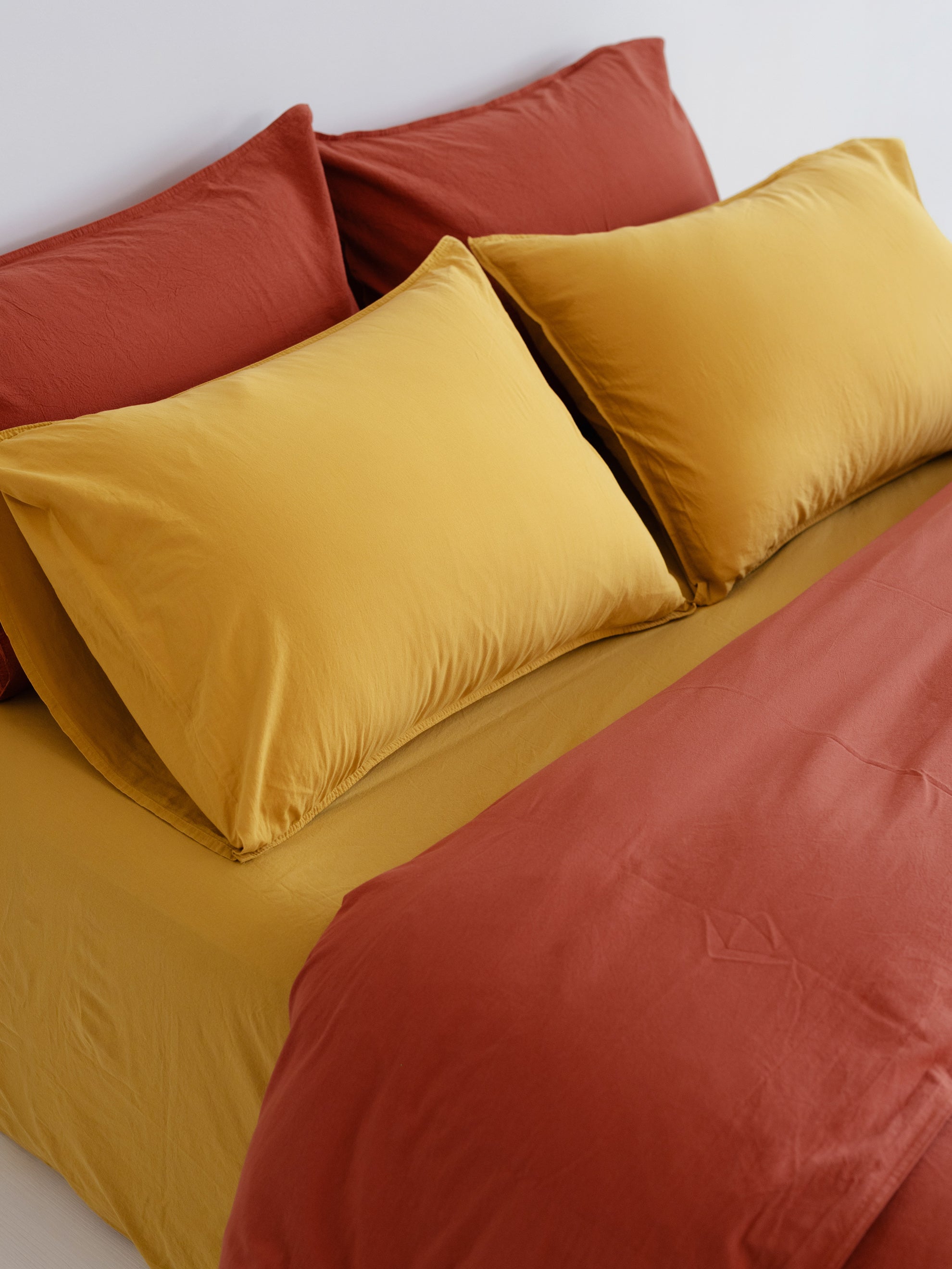 Комплект білизни з вареної бавовни Leglo Mix Terra-Curry