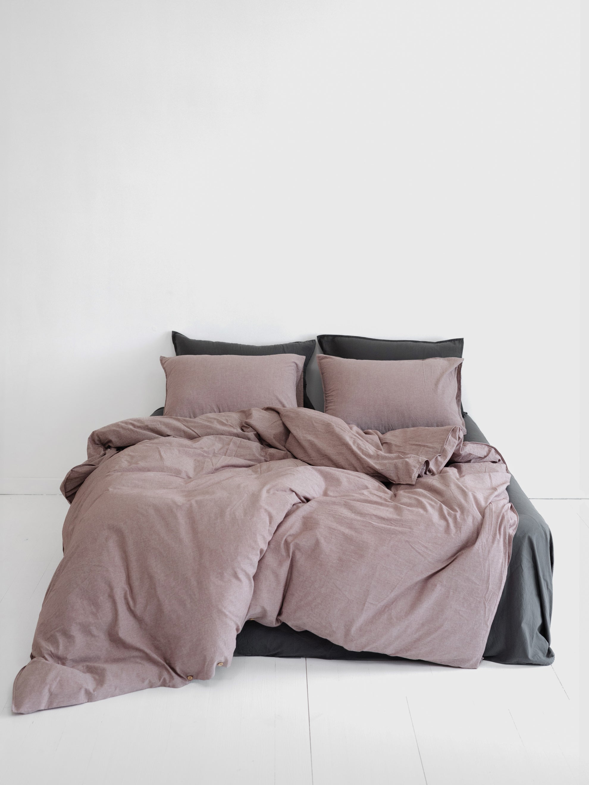 Комплект білизни з вареної бавовни Leglo Mix Fossil-Slate