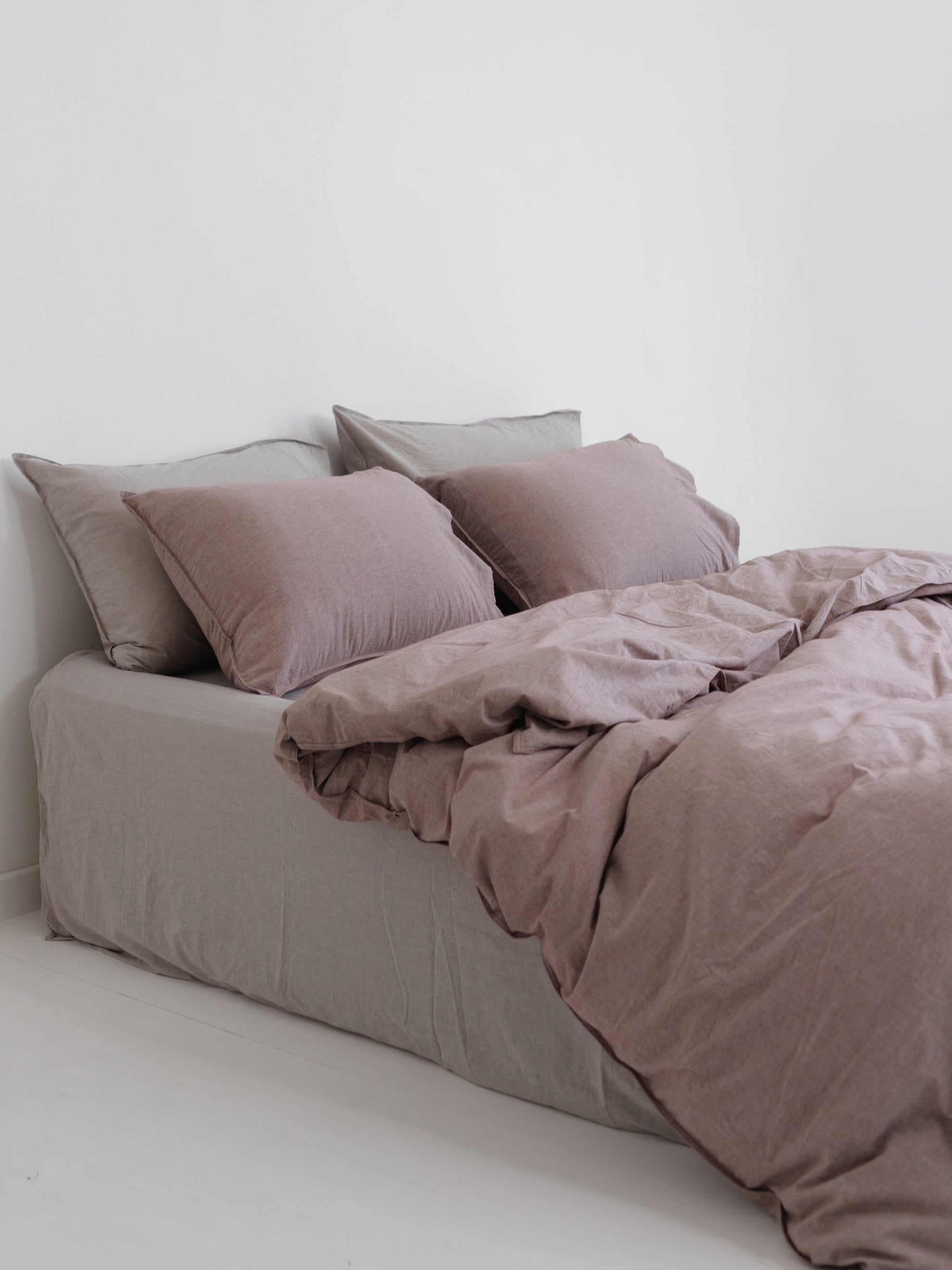 Комплект білизни з вареної бавовни Leglo Mix Fossil-Grey