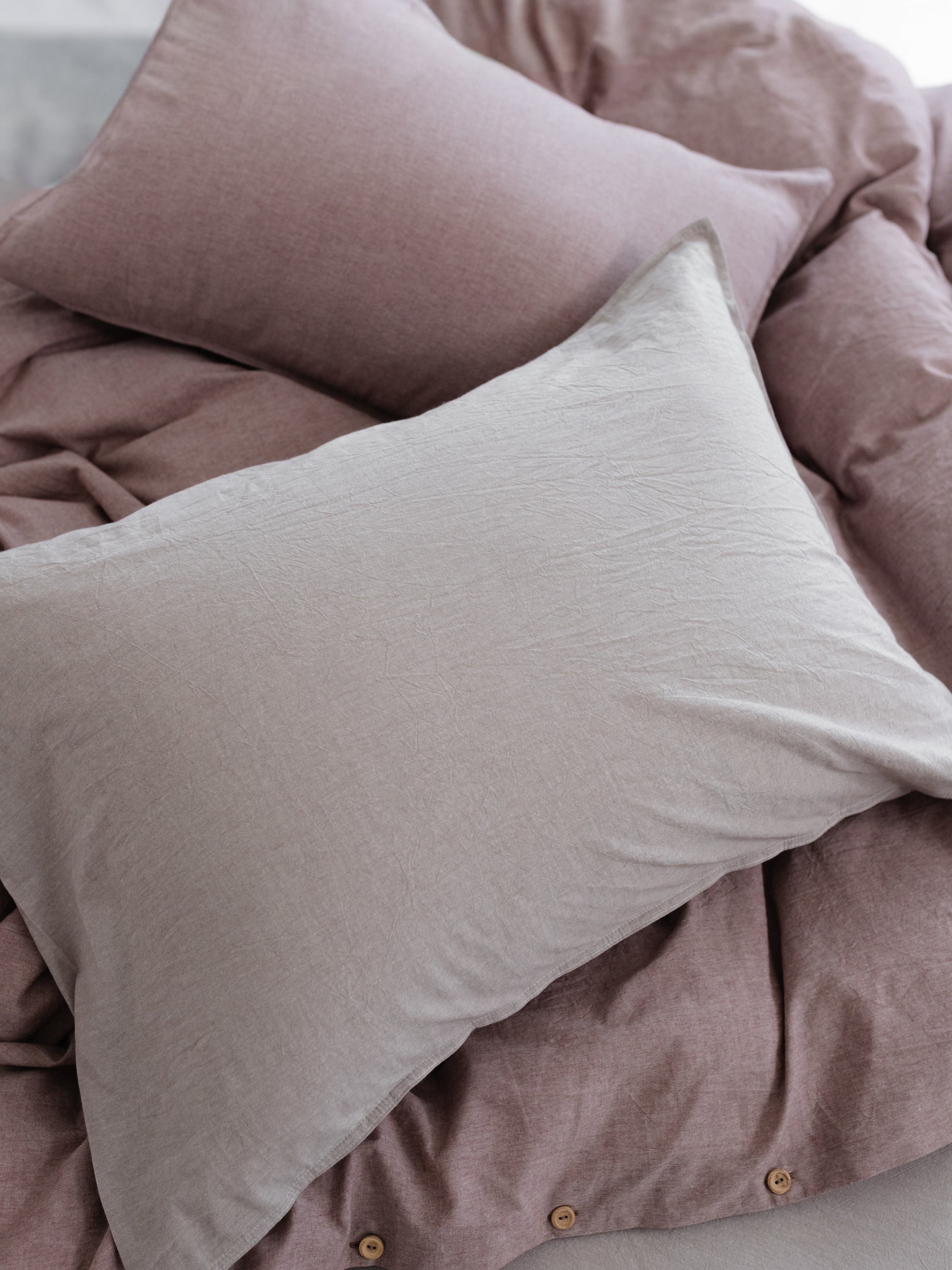 Комплект білизни з вареної бавовни Leglo Mix Fossil-Grey